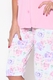 Pijama bermuda e botões