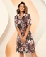 Camisão Estampado em Cetim
