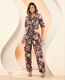Pijama Longo Estampado em Cetim