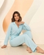 Pijama Feminino Longo em Linho ART.RENDA