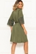 Robe em Liganete Jacquard curto