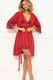 Robe em Liganete Jacquard curto