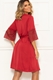 Robe em Liganete Jacquard curto